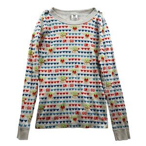 Hanna Andersson x Star Wars Grogu Love Print Long Sleeve Tee Kids Size 10